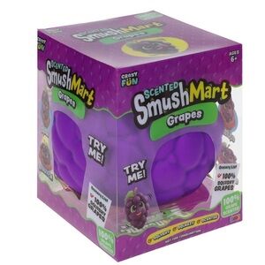 Smush Mart GRAPES VIRAL Scented 6" Jumbo Squishy by Crazy Fun New